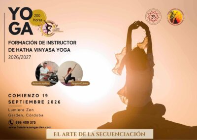 Formación de instructor de Hatha Vinyasa Yoga septiembre 2026
