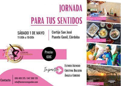 Jornada para tus sentidos, 1 de mayo