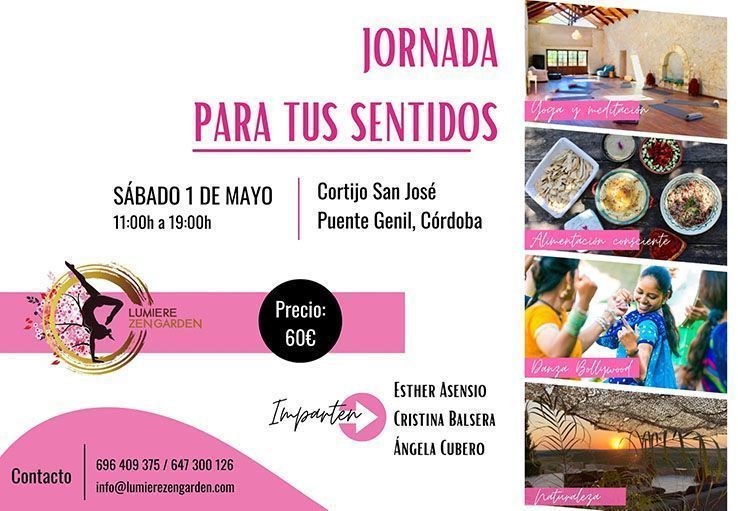 Jornada para tus sentidos, 1 de mayo