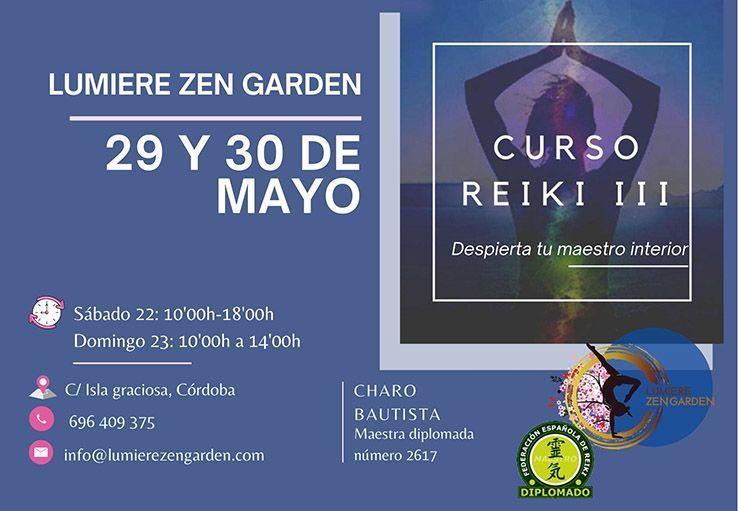 Taller de Reiki III: 29 y 30 de mayo