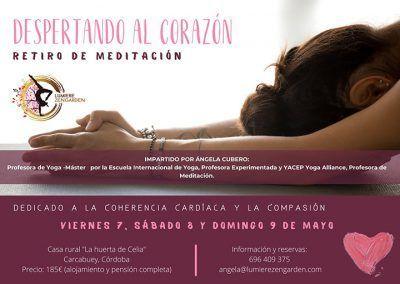Retiro de meditación «Despertando al corazón: mayo 2021