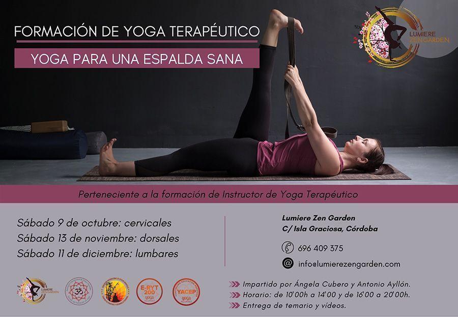 Taller de Yoga Terapéutico: 13 de noviembre