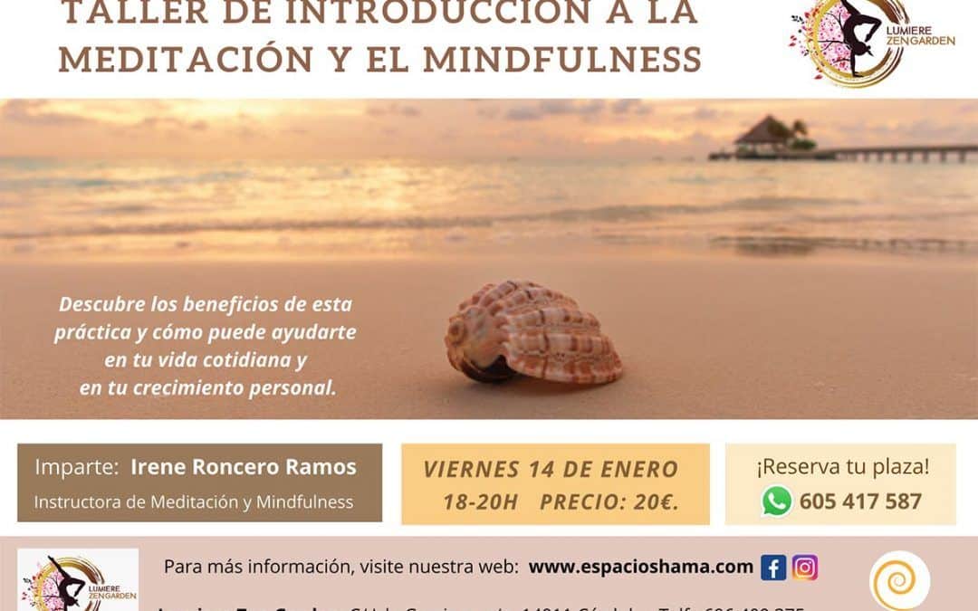 Taller de iniciación a la meditación y a Mindfulness