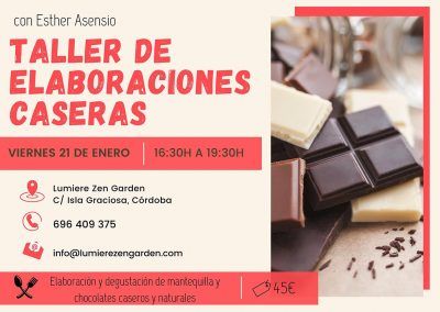 Taller de elaboraciones caseras