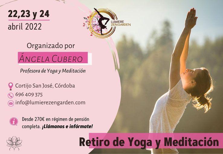 Retiro de Yoga y Meditación: 22, 23 y 24 de abril