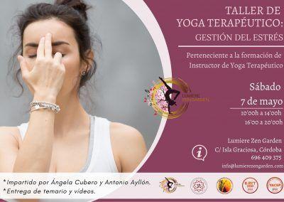 Taller de Yoga Terapéutico: gestión del estrés￼