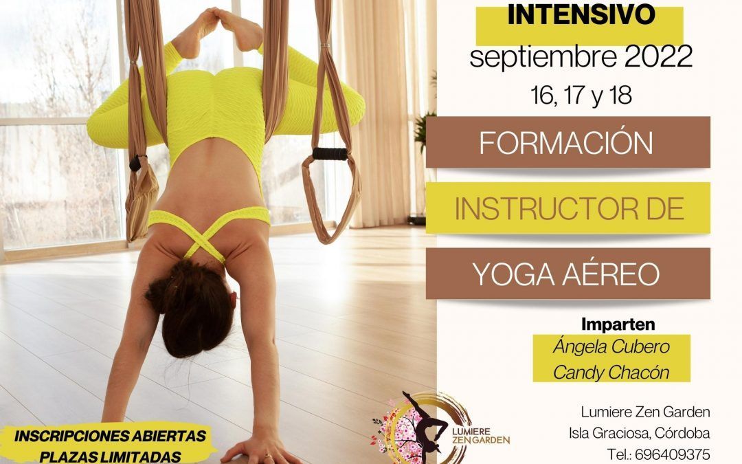 Formación en Instructor de Yoga Aéreo: septiembre 2022