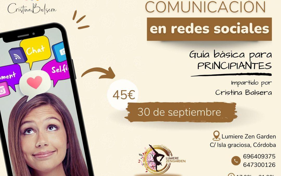 Taller de comunicación en redes sociales