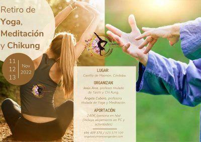 Retiro de Yoga Meditación y Chi Kung: noviembre 2024