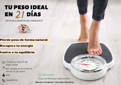 Reto Detox: tu peso ideal en 21 días – 19 enero