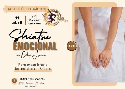 Taller de Shiatsu emocional