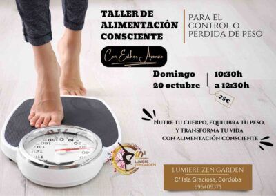 Taller de alimentación consciente: 20 de octubre