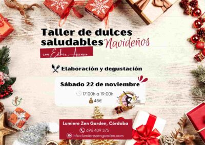 Taller de dulces saludables: 22 noviembre 2025