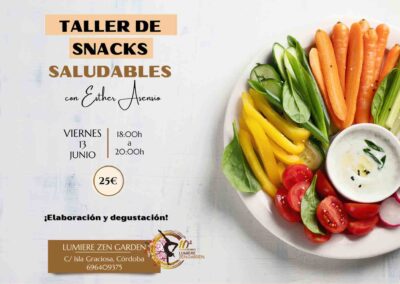 Taller de snacks saludables